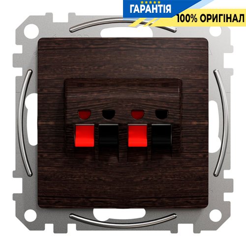 Аудиорозетка Schneider Electric «Sedna Elements» SDD181411, цвет - венге