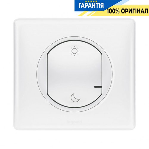 Умный беспроводной сценарный выключатель «День/Ночь» Legrand Celiane with Netatmo 064884, белый