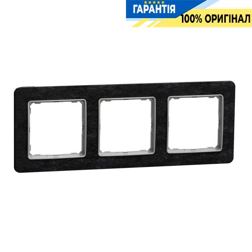 Рамка 3-місна Schneider Electric Sedna Elements SDD391803, колір - камінь