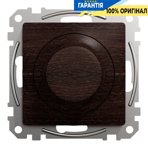 Поворотний димер для LED RC 3-370Вт Schneider Electric Sedna Elements SDD181501, колір - венге