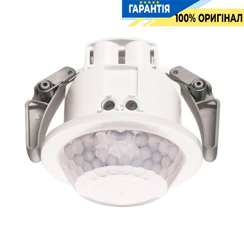 Датчик руху 360°, 1НВ контакт, 10A AC1/230V~, виявлення Ø20м, EER503 Hager (Хагер), внутрішній монтаж
