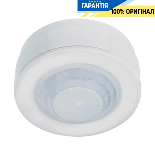 Датчик руху 360°, 1НВ контакт, 10A AC1/230V~, виявлення Ø20м, EER513 Hager (Хагер), зовнішній монтаж