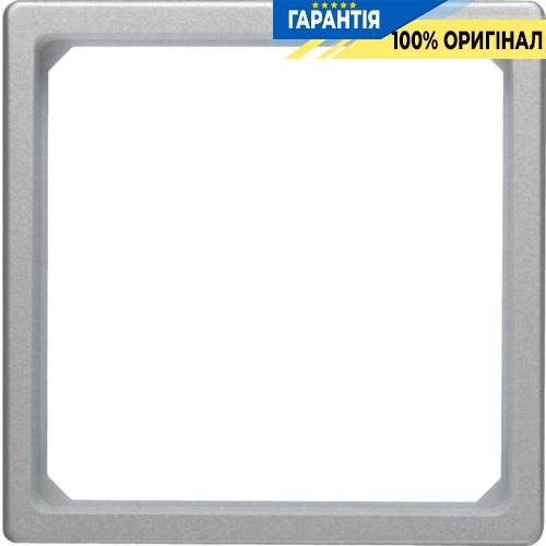 Рамка-переходник для центральной панели 50х50мм, алюминий, «Q.1» «Q.3» «Q7» Berker 11094074