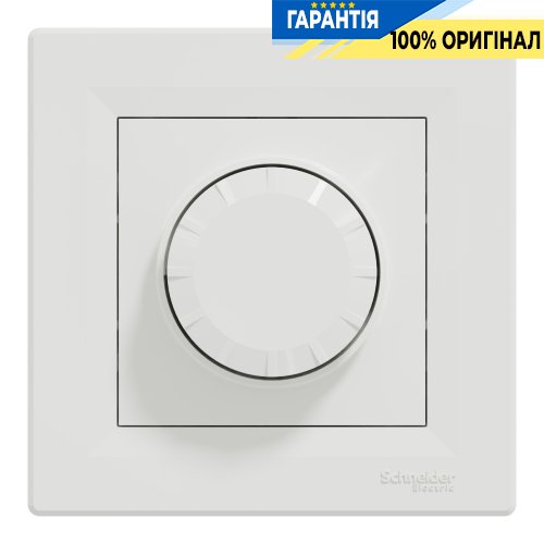 Диммер Asfora поворотный LED RC 3-370Вт Schneider Electric EPH6800121 белый