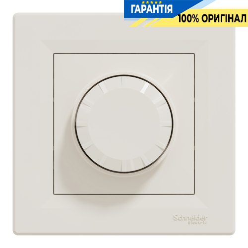 Димер Asfora поворотний LED RC 3-370Вт Schneider Electric EPH6800123 крем