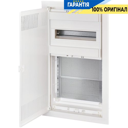 Щит металлопластиковый ECG 42 COMBO2/1-I (12+2мод, 1ряд., 2м.п., перф.метал.дверца) IP40 ETI 1100220