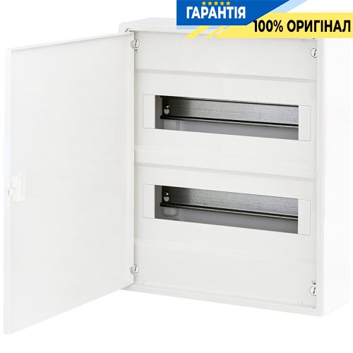 Щит наружный распределительный ACT 24PО (24+4, 2ряд., белые.дв.) IP40 IK07 ETI 1100244