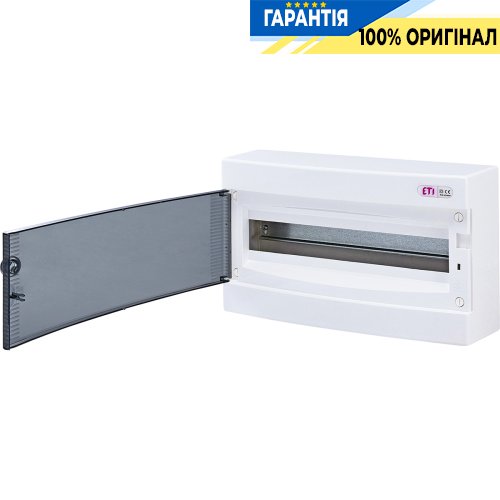 Щит зовнішній розподільний ECT 18PT (18мод. проз. дверцята) IP40 ETI 1101002