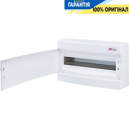 Щит зовнішній розподільний ECT 18PO (18мод. білі дверцята) IP40 ETI 1101007