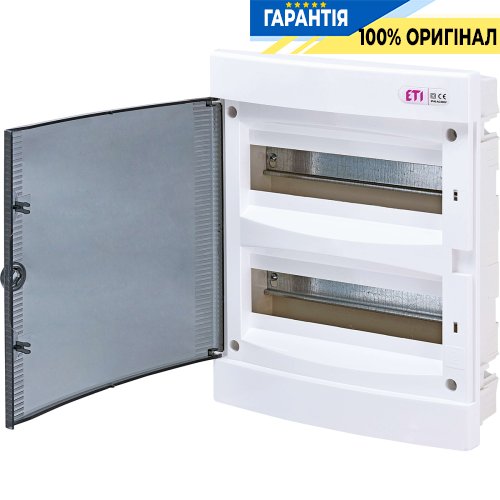 Щит внутренний распределительный ECМ 24PT (24 мод. проз. дверца) IP40 ETI 1101012