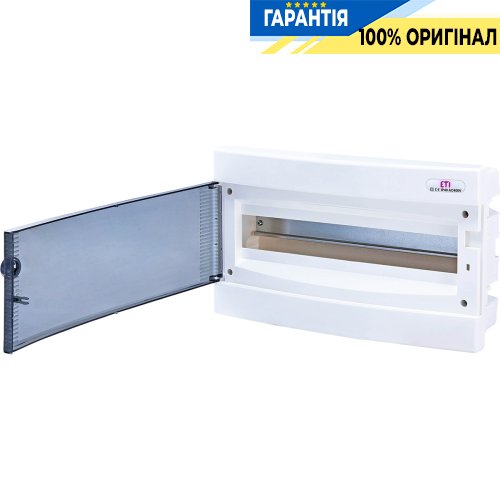Щит внутренний распределительный ECМ 18PT (18 мод. проз. дверца) IP40 ETI 1101018