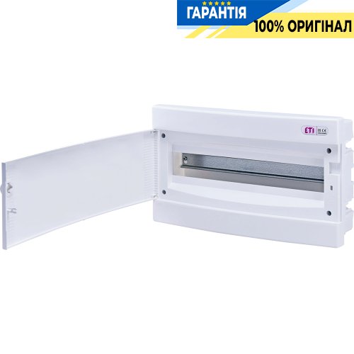 Щит внутрішній розподільний ECМ 18PO (18мод. білі дверцята) IP40 ETI 1101019