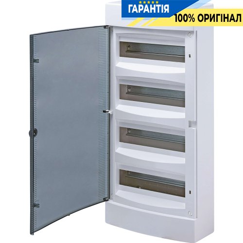 Щит наружный распределительный ECT 48PT (48 мод. проз. дверца) IP40 ETI 1101020