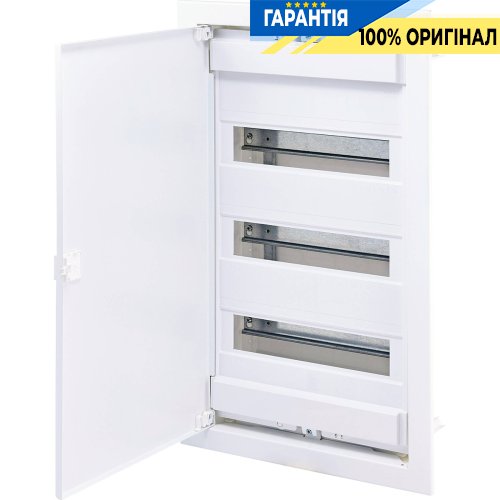 Щит металлопластиковый ECG42 (36+6мод., металл.белая дверца) IP40 ETI 1101027