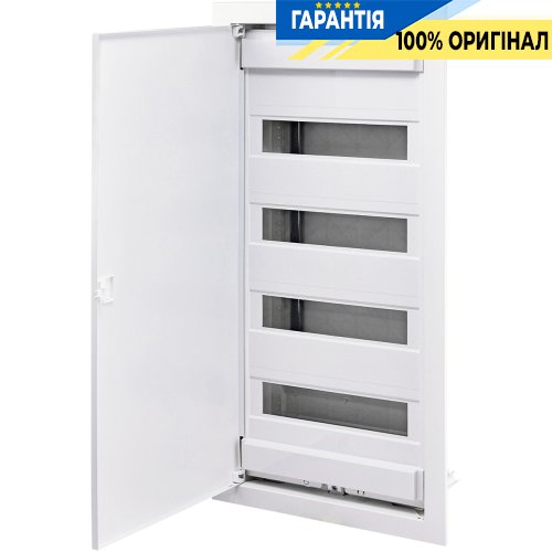Щит металопластиковий ECG56 (48+8мод., метал.білі дверцята) IP40 ETI 1101028