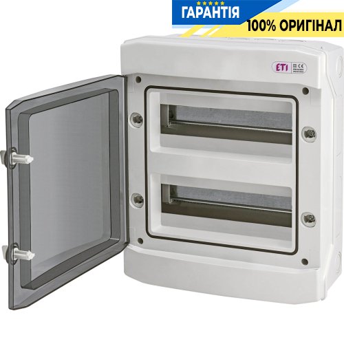 Пластиковый щит 24 мод. IP65 внешний ECH 24PT ETI 1101063