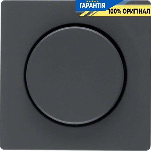 Накладка для поворотного димера, антрацит, Berker «Q.1» «Q.3» «Q7» 11376086
