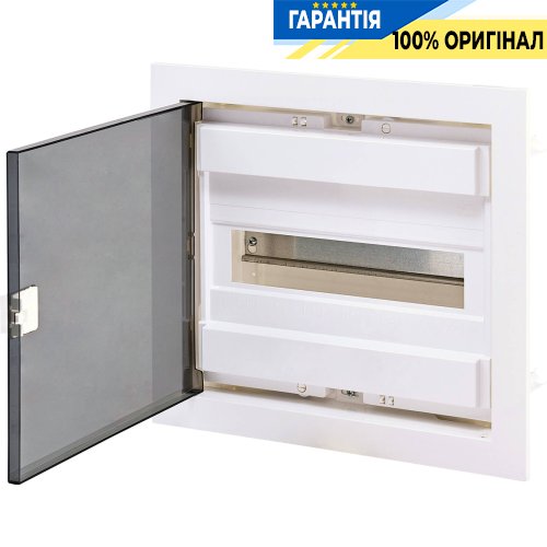 Щит металопластиковий ECG14 PT (12+2мод., пластик.проз.дверцята) IP40 ETI 1101180
