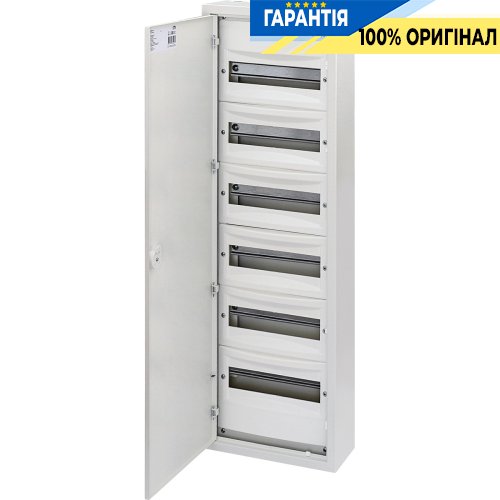 Щит зовнішній металевий WRP12-6 (6х12 мод., 72мод., пластик. фальш-панель, IP30) ETI 1101380