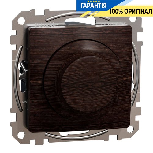 Поворотний димер для LED RC 3-370Вт Schneider Electric Sedna Elements SDD181501, колір - венге