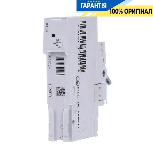 Автоматический выключатель Hager 1-P, 0.5A, хар-ка C, 6kA, MCN100