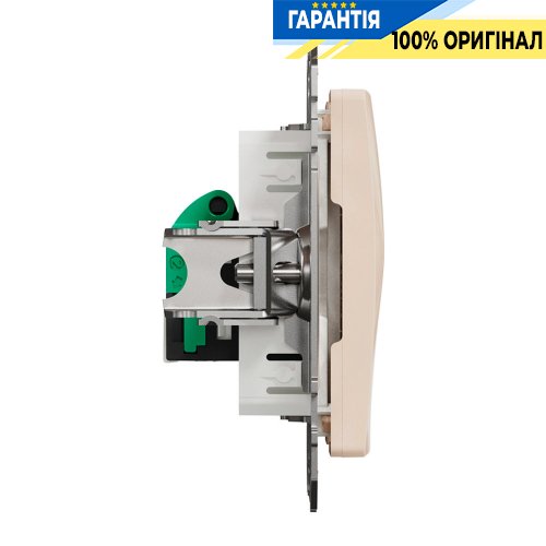 Комп'ютерна розетка RJ45 кат. 5е UTP Schneider Electric "Sedna Design" SDD112451, колір - бежевий