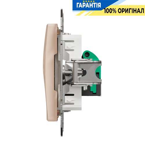 Комп'ютерна розетка RJ45 кат. 5е UTP Schneider Electric "Sedna Design" SDD112451, колір - бежевий
