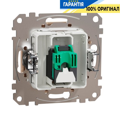 Комп'ютерна розетка RJ45 кат. 5е UTP Schneider Electric "Sedna Design" SDD112451, колір - бежевий