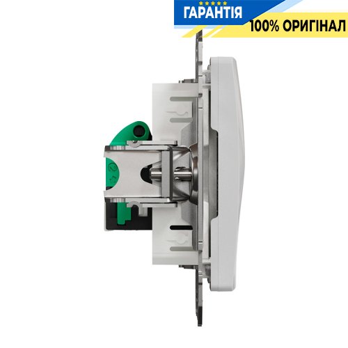 Комп'ютерна розетка RJ45 кат. 5е UTP Schneider Electric "Sedna Design" SDD113451, колір - алюміній