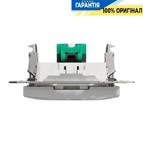 Комп'ютерна розетка RJ45 кат. 5е UTP Schneider Electric "Sedna Design" SDD113451, колір - алюміній