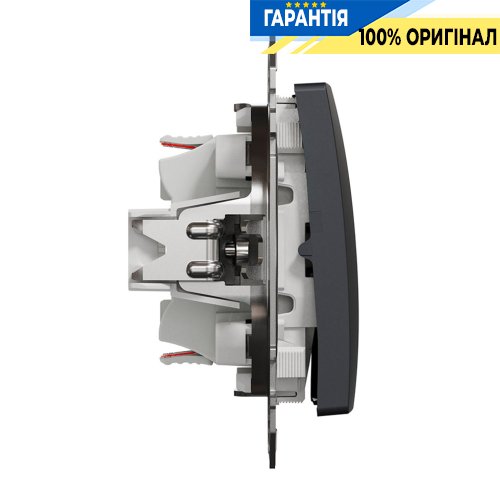 Перемикач 2-кл Schneider Electric "Sedna Design" SDD114108, колір - чорний