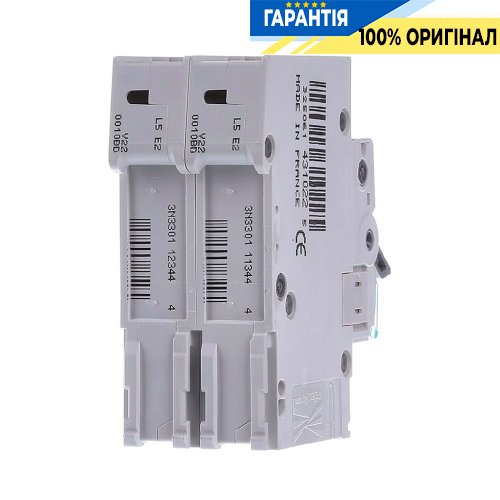 Автоматичний вимикач Hager 2-P, 6A , хар-ка B, 6kA, MBN206