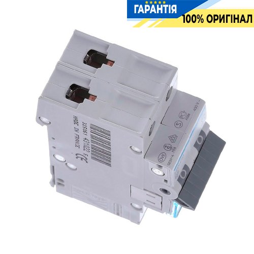 Автоматичний вимикач Hager 2-P, 6A , хар-ка B, 6kA, MBN206