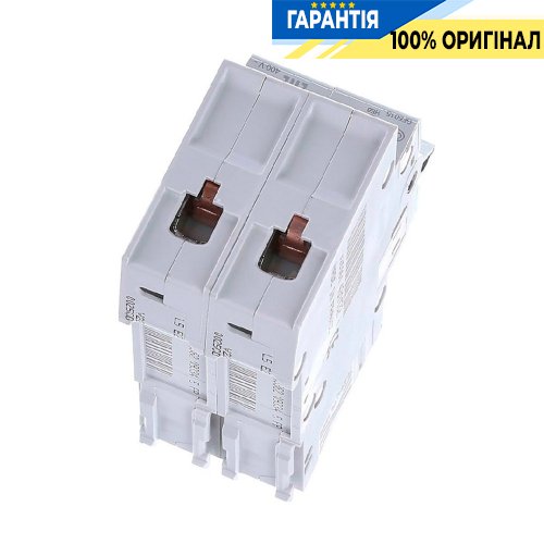 Автоматичний вимикач Hager 2-P, 25A, хар-ка C, 6kA, MCN225