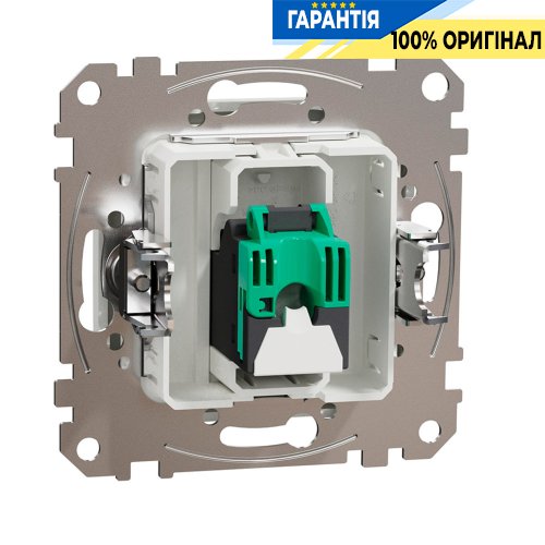 Комп'ютерна розетка RJ45 кат. 5е UTP Schneider Electric "Sedna Design" SDD111451, колір - білий