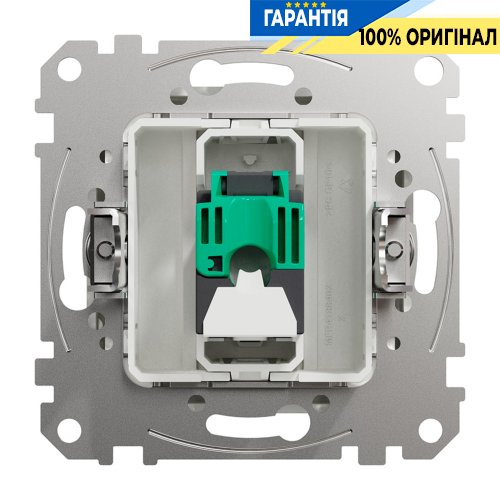Комп'ютерна розетка RJ45 кат. 5е UTP Schneider Electric "Sedna Design" SDD111451, колір - білий