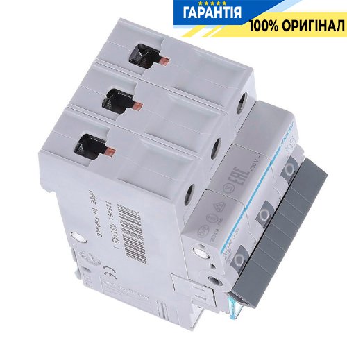 Автоматический выключатель Hager 3-P, 6A, хар-ка C, 6kA, MCN306