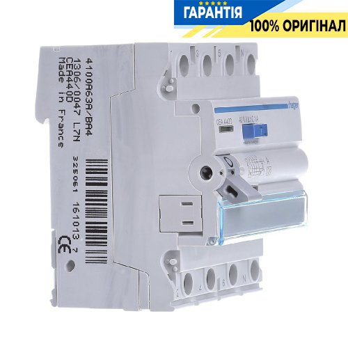 Дифреле 4P, 6kA, 40A, 100mA, A, Hager (Хагер) CEA440D