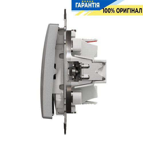 Кнопковий перемикач 1-кл Schneider Electric Sedna Design SDD113116, колір - алюміній