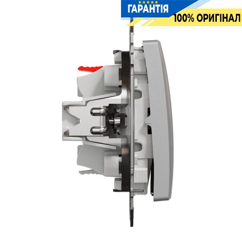 Кнопковий перемикач 1-кл Schneider Electric Sedna Design SDD113116, колір - алюміній