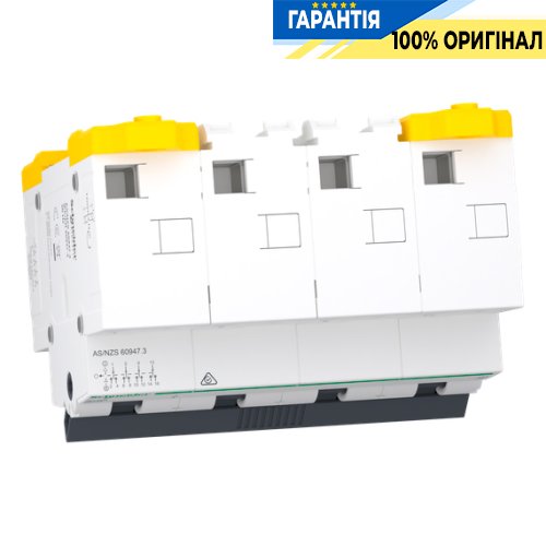 Перемикач Schneider Electric Acti9 3-х позиційний (I-0-II) iSSW, 4-п., 63 A, 400/415V, арт. A9SCO463