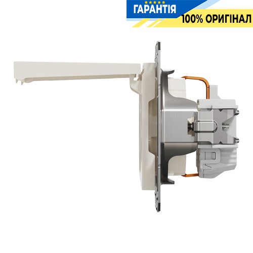 Розетка з кришкою із заземленням Schneider Electric Asfora EPH3170123, крем (без рамки) | ELECTRICA.NET.UA
