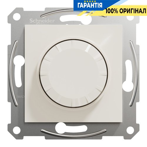 Поворотний LED димер RC 3-370Вт Schneider Electric Asfora EPH6870123, крем (без рамки) | ELECTRICA.NET.UA