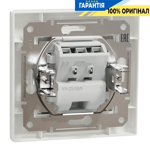 Розетка для кабельного вывода, Schneider Electric Asfora, (белый) EPH5500121 | ELECTRICA.NET.UA