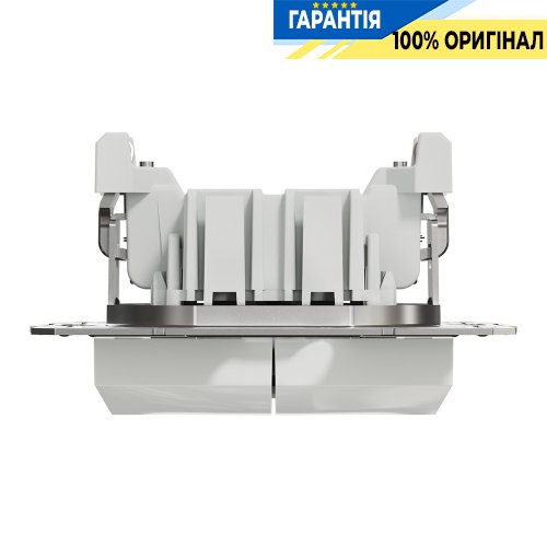 Вимикач 2-клавішний Schneider Electric Asfora EPH0370121, білий (без рамки) | ELECTRICA.NET.UA