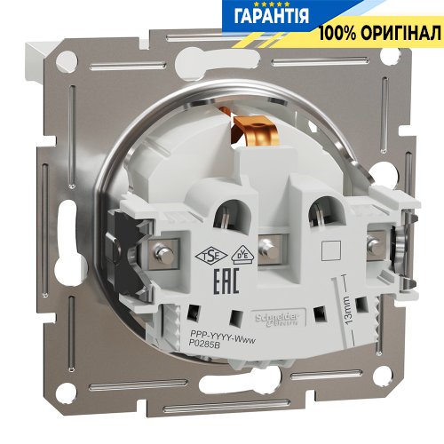 Розетка із кришкою із заземленням Schneider Electric Asfora EPH3170121, біла (без рамки) | ELECTRICA.NET.UA