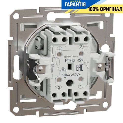 Перемикач проміжний хрест 1-клавішний Schneider Electric Asfora EPH0570121, білий (без рамки) | ELECTRICA.NET.UA
