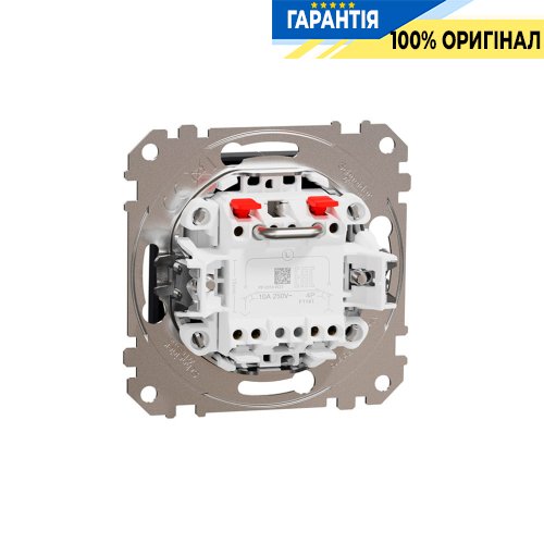 Кнопковий вимикач для жалюзі 2-кл Schneider Electric Sedna Design SDD114114, колір - чорний