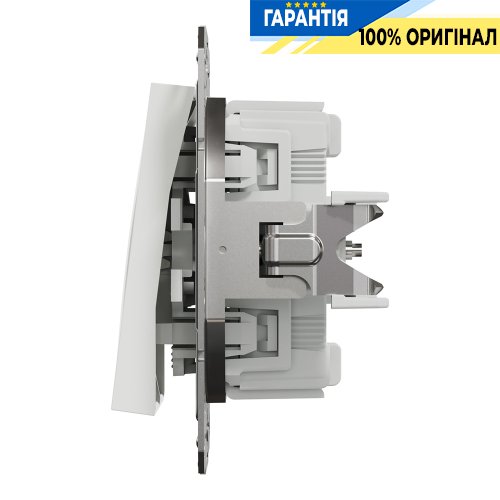 Переключатель 2-клавишный Schneider Electric Asfora EPH0670121, белый (без рамки) | ELECTRICA.NET.UA