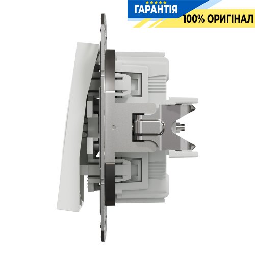 Кнопка 2-клавішний Schneider Electric Asfora EPH1170121, біла (без рамки) | ELECTRICA.NET.UA